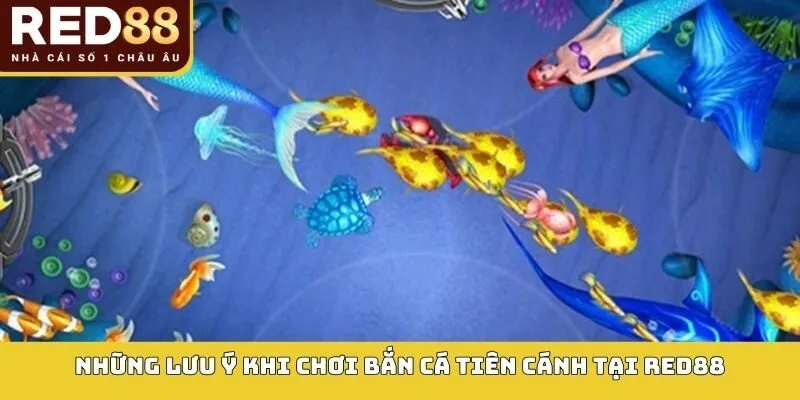 Bắn Cá Tiên Cánh Red88 – Đồ Họa 3D Nét, Thưởng Lớn Mỗi Ngày 4 Những lưu ý khi chơi bắn cá tiên cánh tại RED88